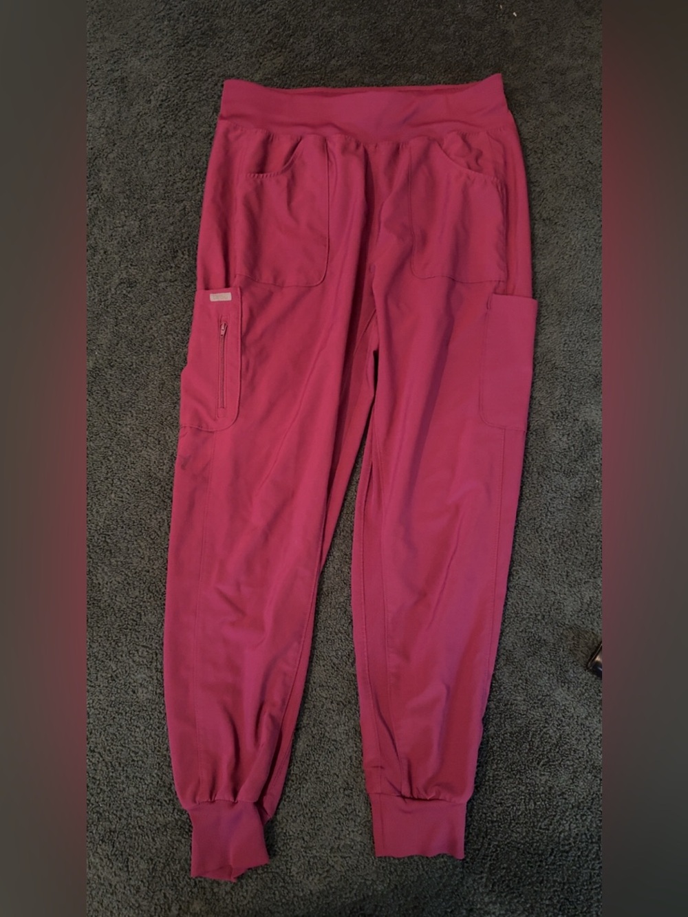 Women’s Landau Forward Performance scrub pants in Burgundy / maroon / wine